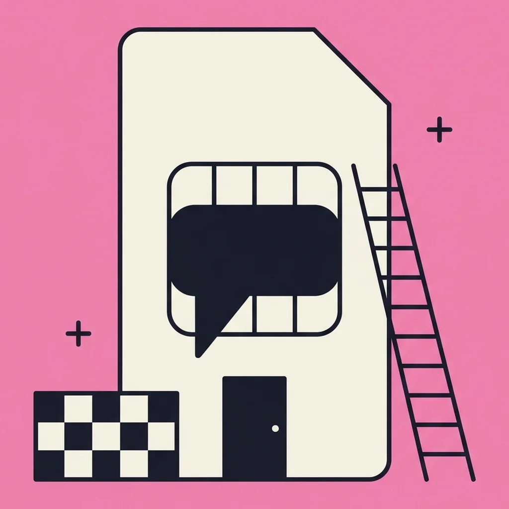 Illustration for the story: From January 1, your SIM decides whether WhatsApp works