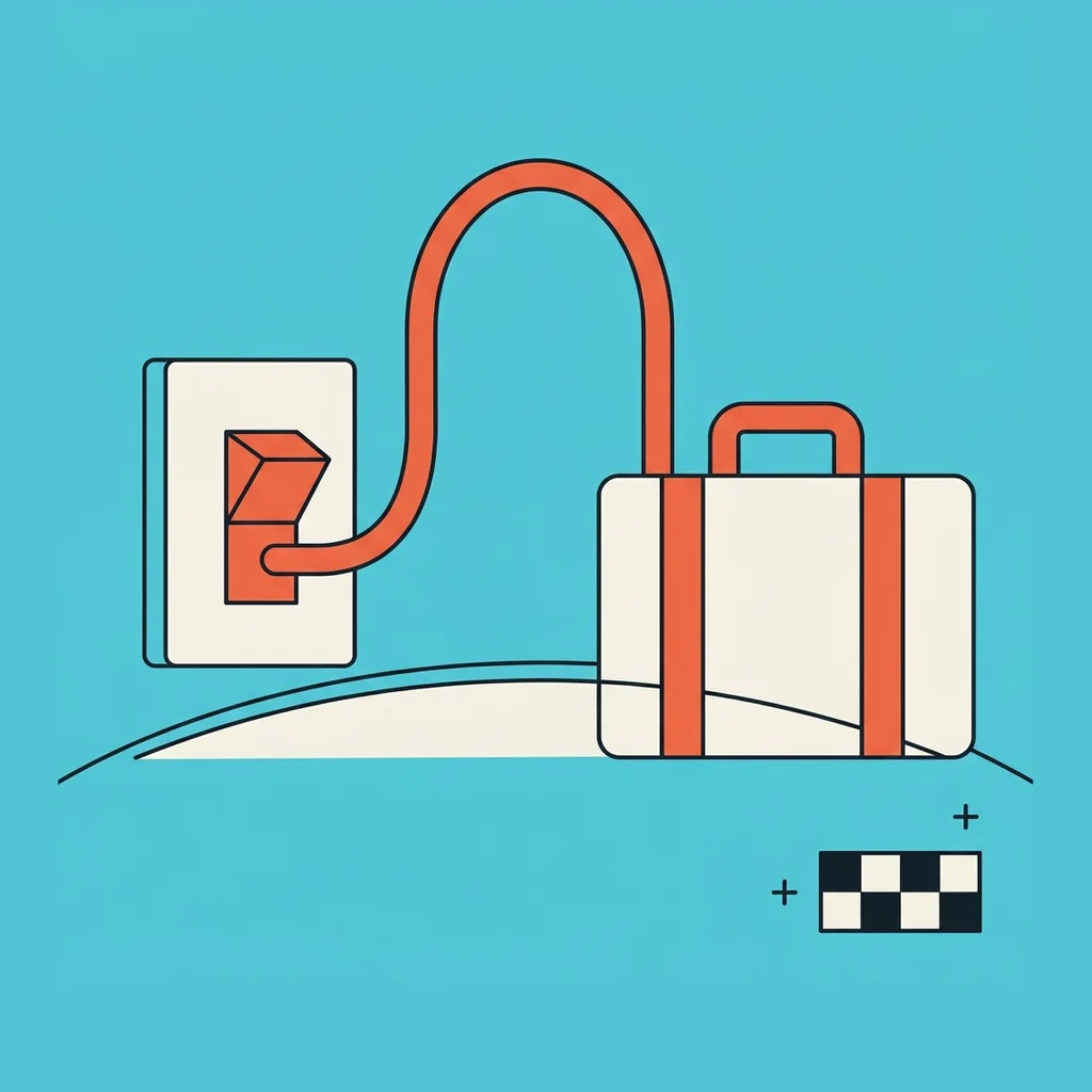 Illustration for the story: Back from your trip? Switch UPI International off